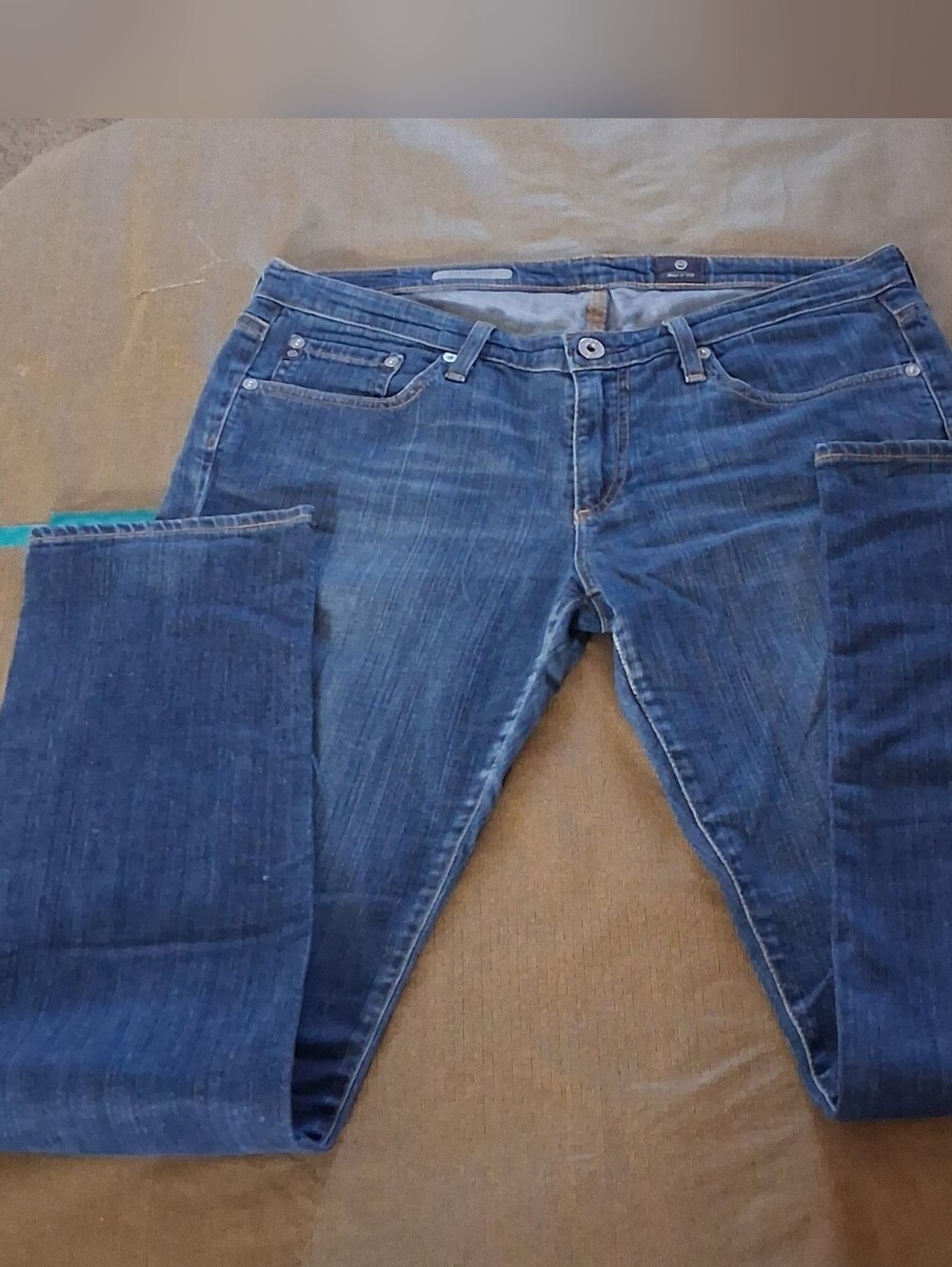 AG Adriano Goldschmied Tailored Straight Denim Skinny Jeans Sz 29